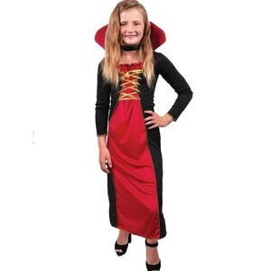 New Youth Girls Kangaroo Halloween Victorian Vampire Countess Costume Sz M 8-10